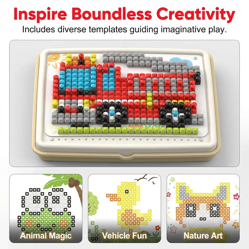 📢📢49% OFF !! ⏰Creative Mushroom Finger Puzzle Pegboard Toy
