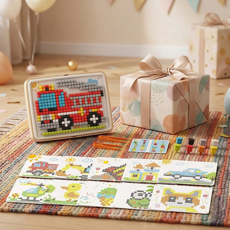 📢📢49% OFF !! ⏰Creative Mushroom Finger Puzzle Pegboard Toy