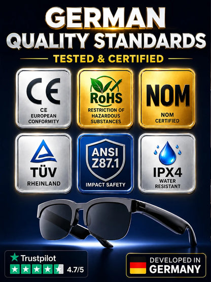 Smart Zoom Color-Changing Solar Real-Time AI Translation Glasses