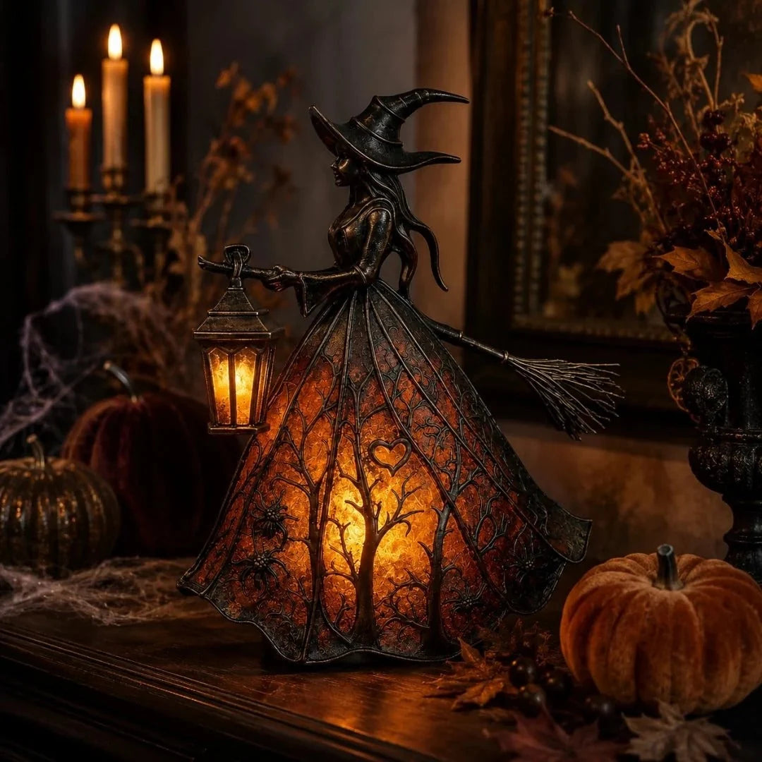 ✨Last Day 49% OFF✨Halloween Witch Lamp Tabletop Decoration✨