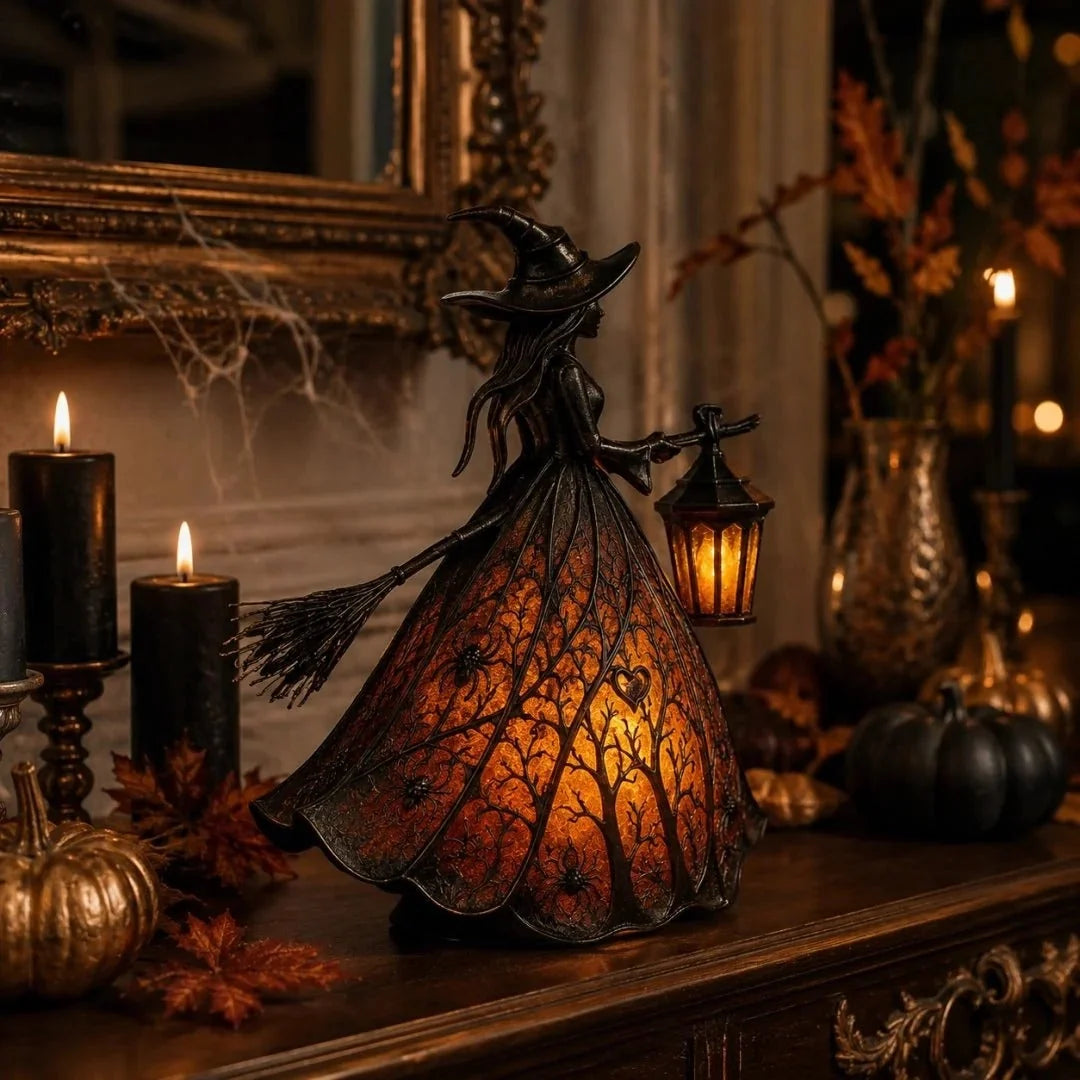 ✨Last Day 49% OFF✨Halloween Witch Lamp Tabletop Decoration✨