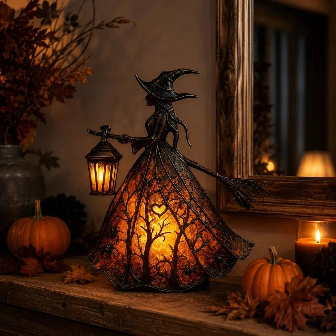 ✨Last Day 49% OFF✨Halloween Witch Lamp Tabletop Decoration✨