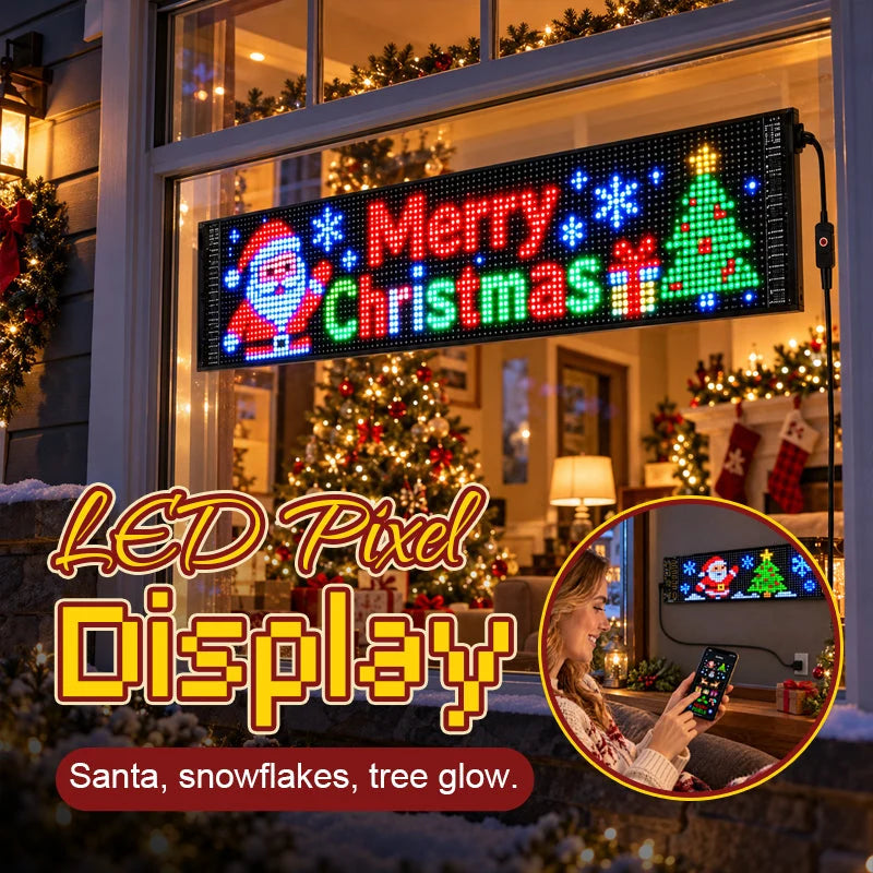 Smart App-controlled Christmas Led Pixel Display