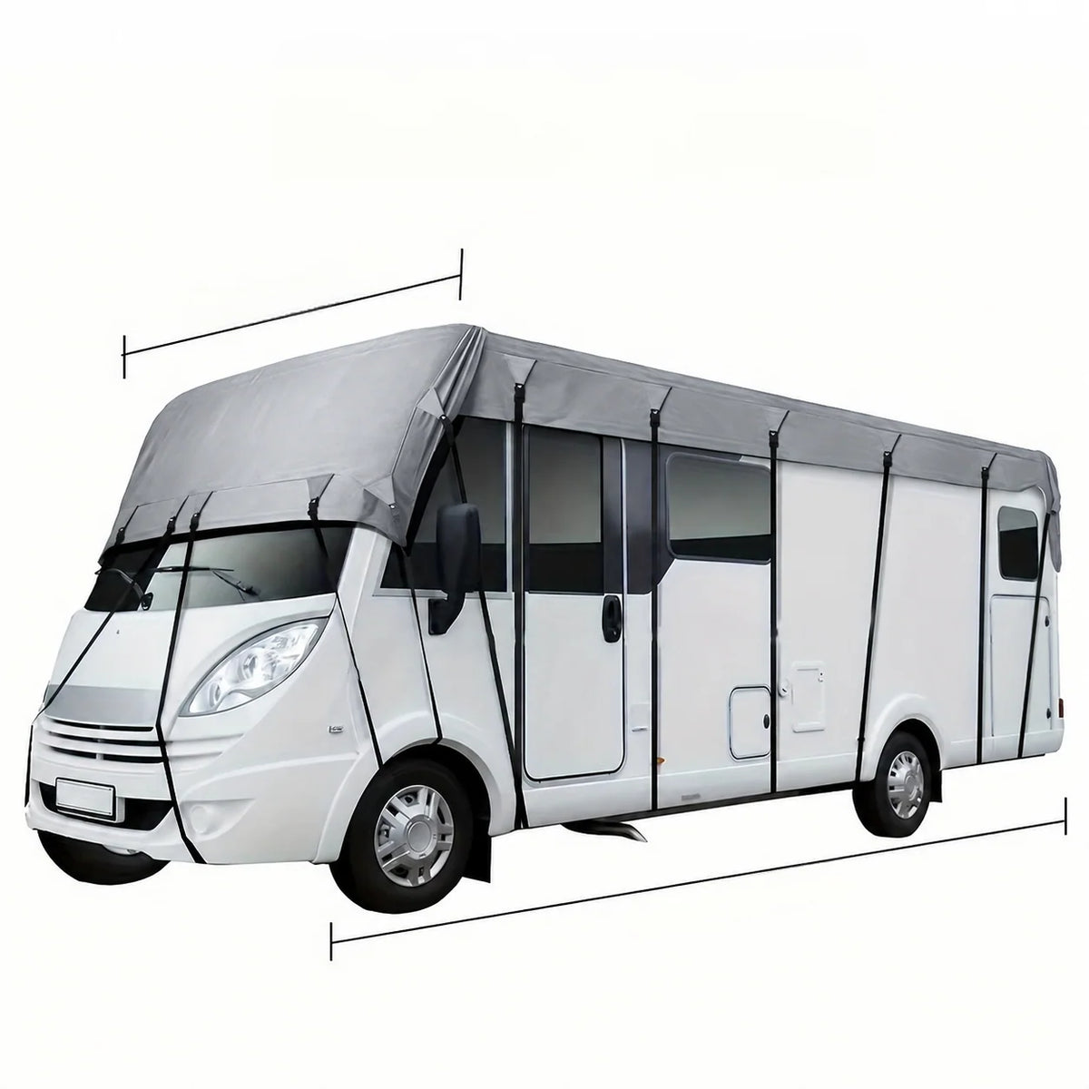🎃halloween Deal 49% Off!🚐caravan & Motorhome Roof Cover – 210d Oxford With Secure Adjustable Straps