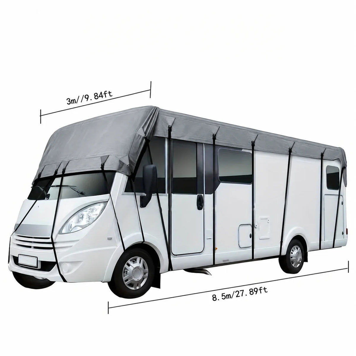 🎃halloween Deal 49% Off!🚐caravan & Motorhome Roof Cover – 210d Oxford With Secure Adjustable Straps