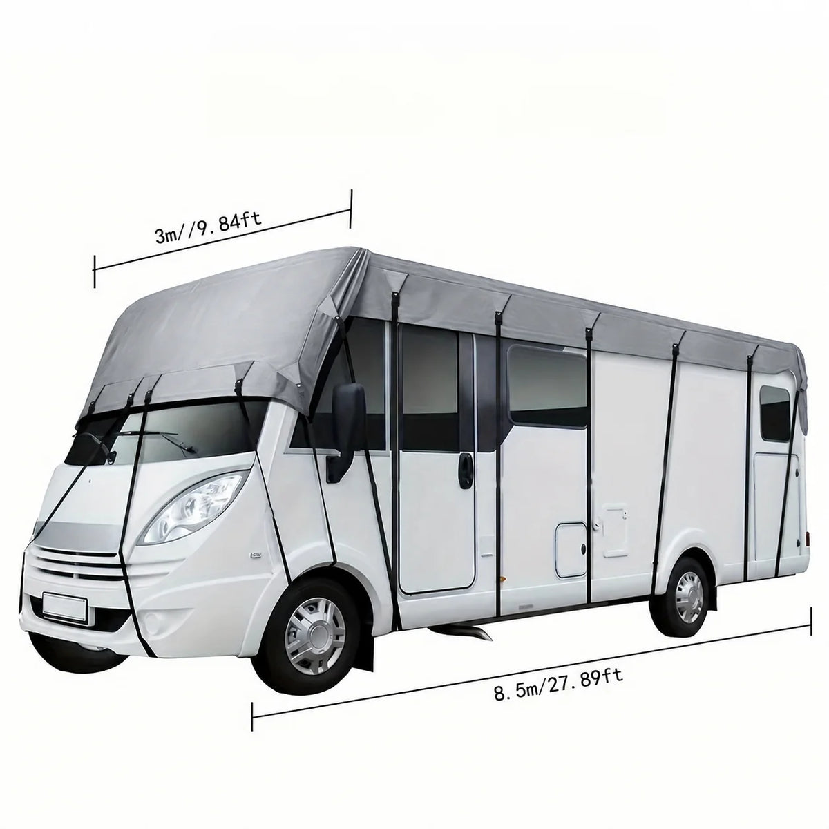 🎃halloween Deal 49% Off!🚐caravan & Motorhome Roof Cover – 210d Oxford With Secure Adjustable Straps