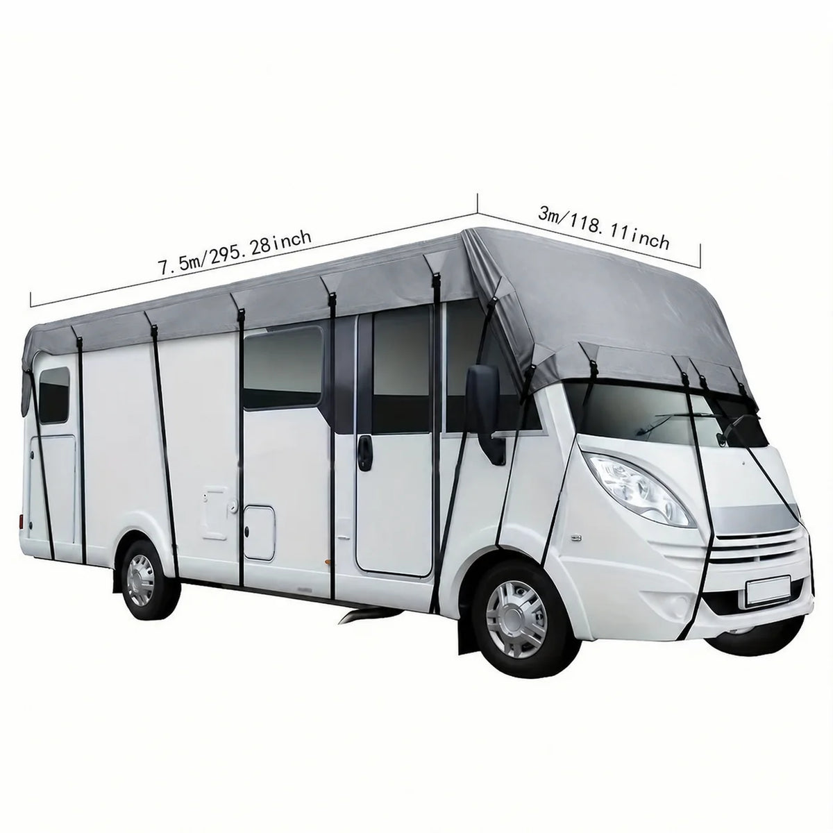 🎃halloween Deal 49% Off!🚐caravan & Motorhome Roof Cover – 210d Oxford With Secure Adjustable Straps