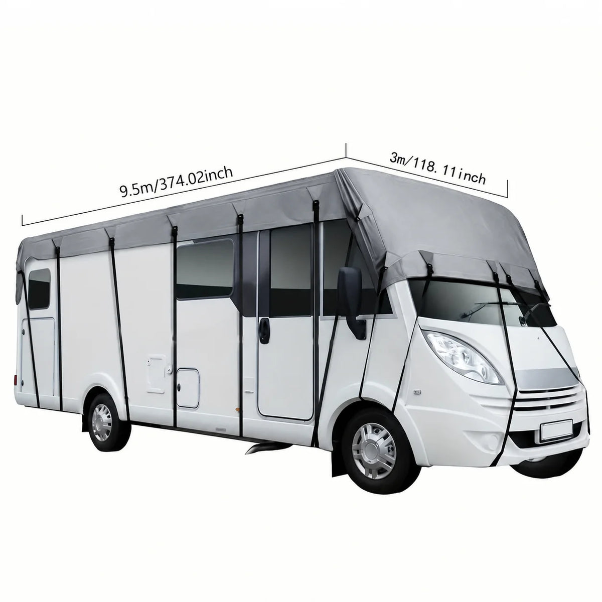 🎃halloween Deal 49% Off!🚐caravan & Motorhome Roof Cover – 210d Oxford With Secure Adjustable Straps