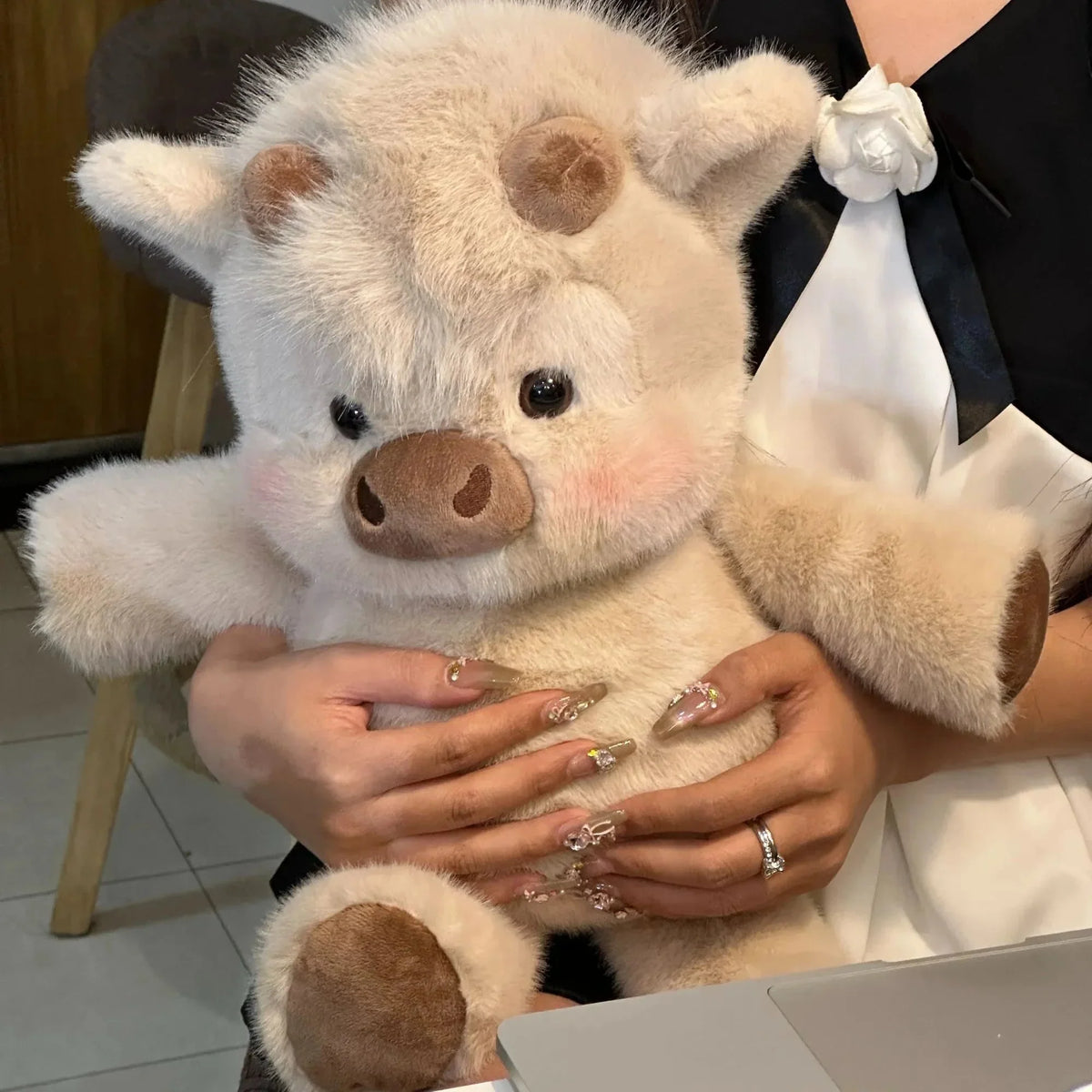 🐂🐮 Running Scottish Highland Cow Stuffed Animal
