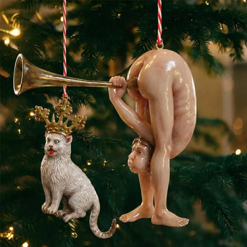 🔥 Black Friday 50% Off - funny Medieval Grotesque Ornament