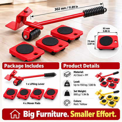 🛋️ Limited-time 49% off — Furniture lifter & mover set
