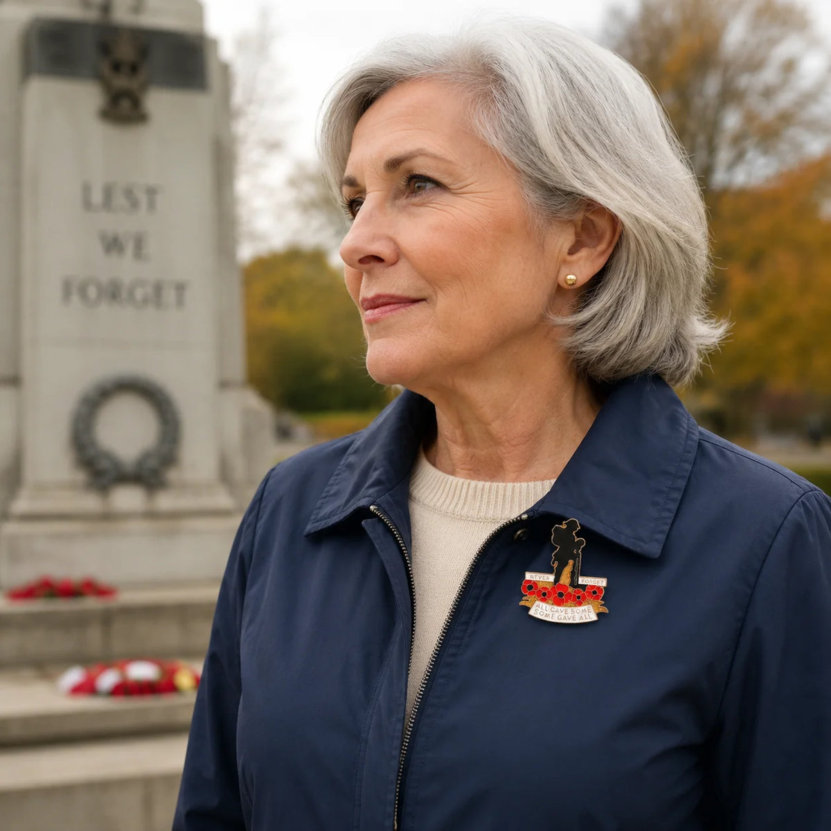 🌺 Red Poppy 111th Anniversary Remembrance Brooch