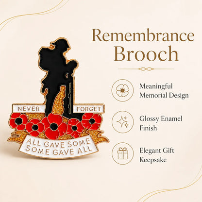 🌺 Red Poppy 111th Anniversary Remembrance Brooch