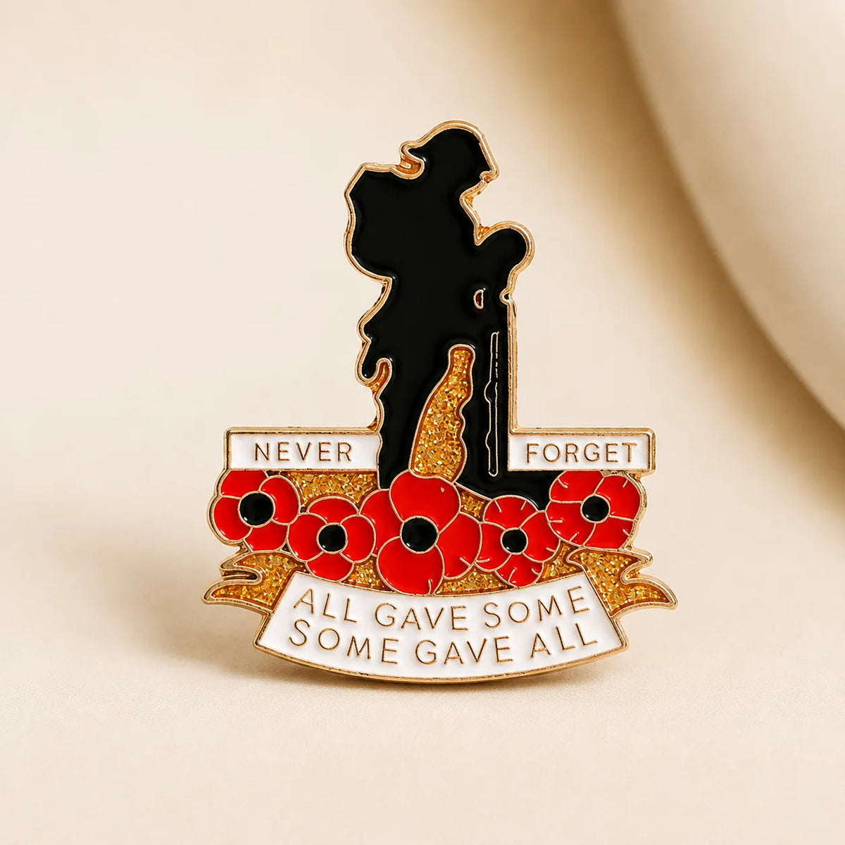 🌺 Red Poppy 111th Anniversary Remembrance Brooch