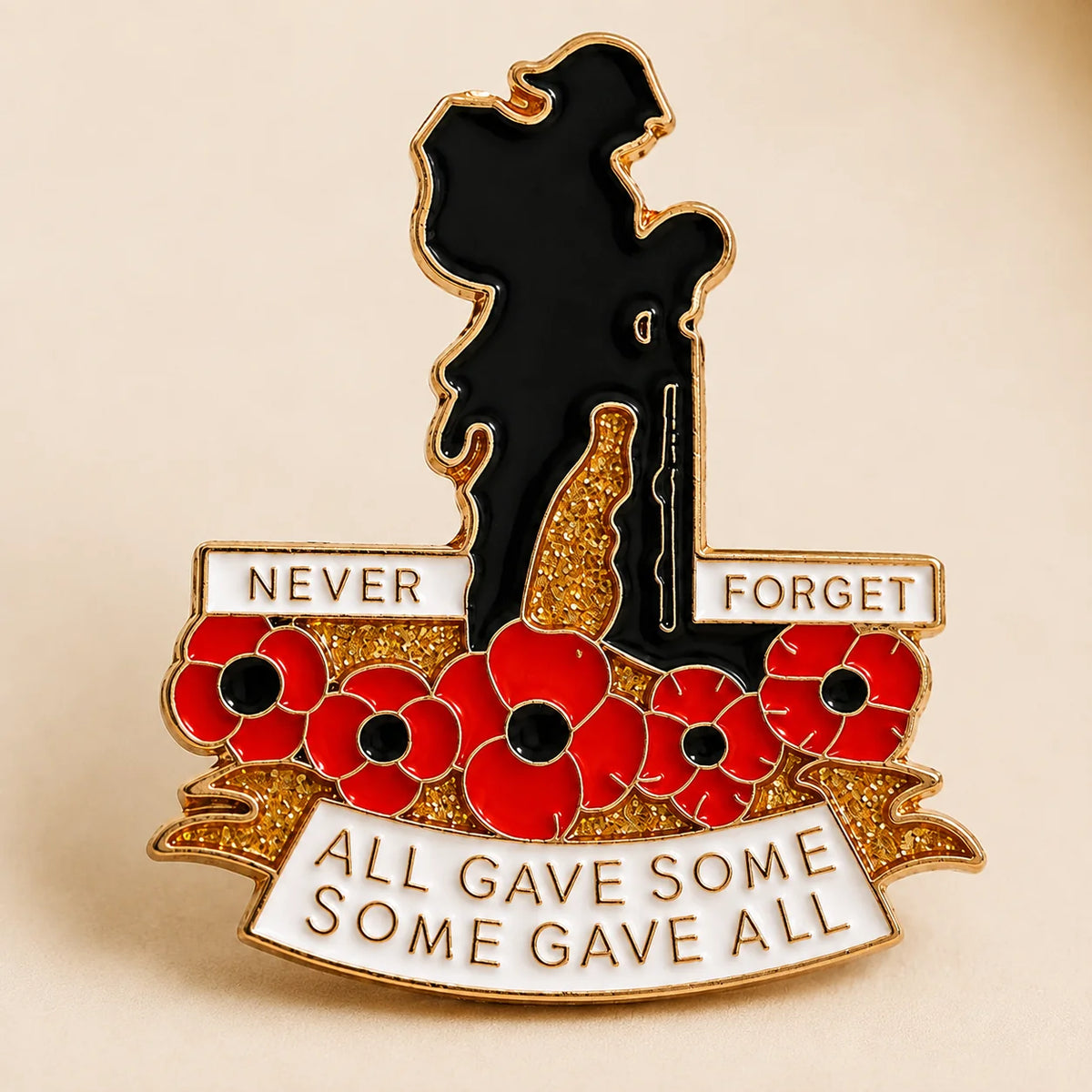 🌺 Red Poppy 111th Anniversary Remembrance Brooch