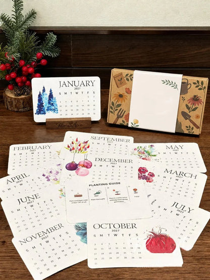 ✨Early Holiday Sale 49% OFF🌱Eco-Friendly Plantable “Timeless” Seed Calendar 2027