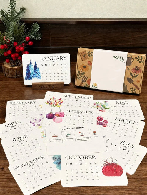 ✨Early Holiday Sale 49% OFF🌱Eco-Friendly Plantable “Timeless” Seed Calendar 2027