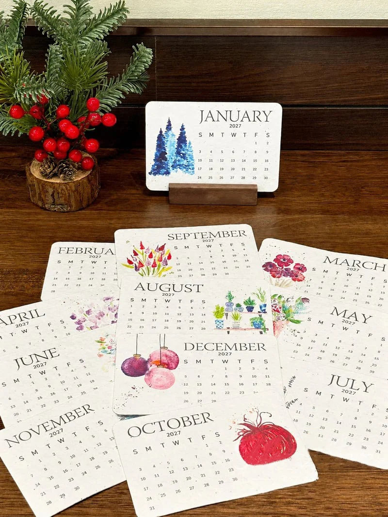 ✨Early Holiday Sale 49% OFF🌱Eco-Friendly Plantable “Timeless” Seed Calendar 2027