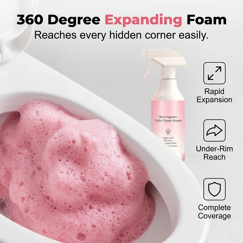 🥳2026 HOT SALE🥳💞50K+ SOLD! 🛁🧹 50% OFF! Bathroom Cleaner Spray – dissolves limescale, soap scum & water stains without scrubbing. Multi-surface for glass, tiles & taps – leaves a fresh botanical scent. Gentle formula, no harsh fumes! ✨💪