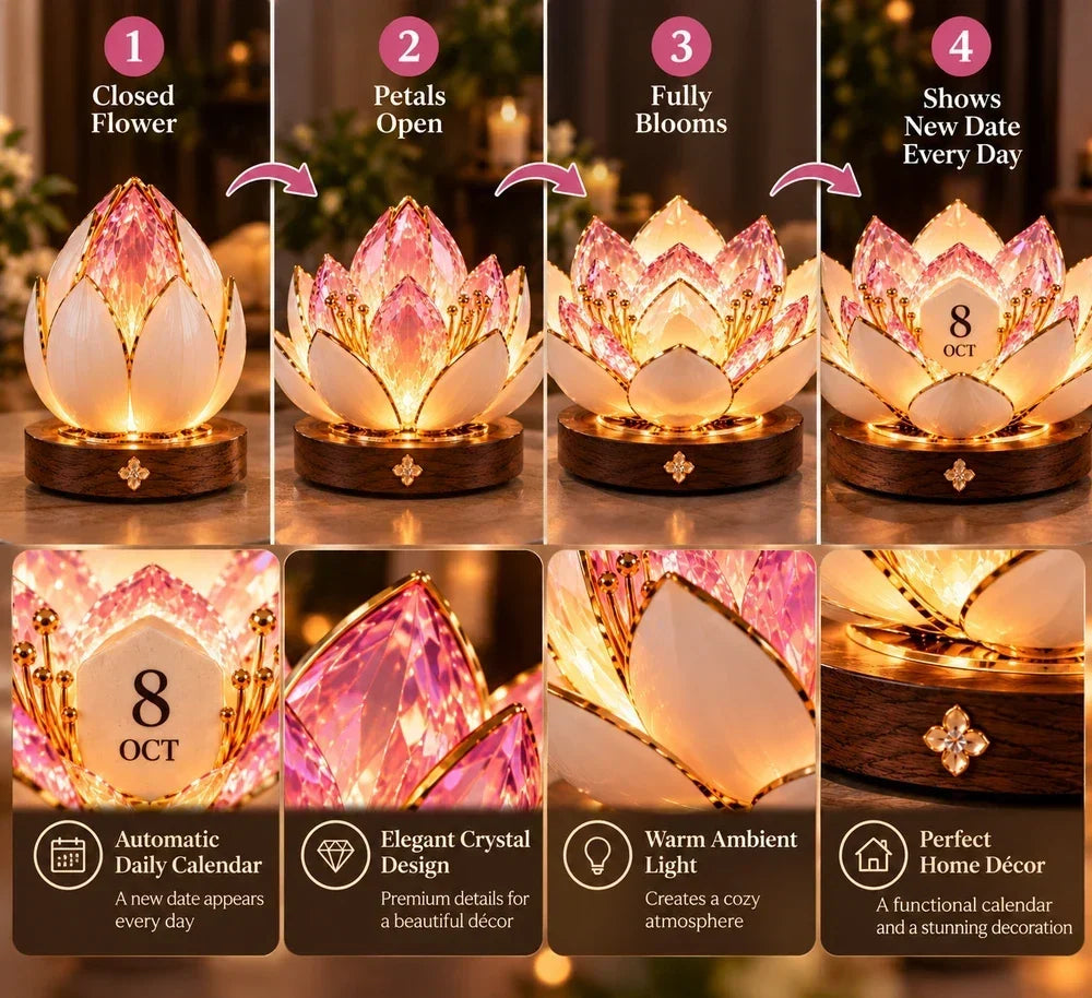✨Automatic Blooming Perpetual Calendar
