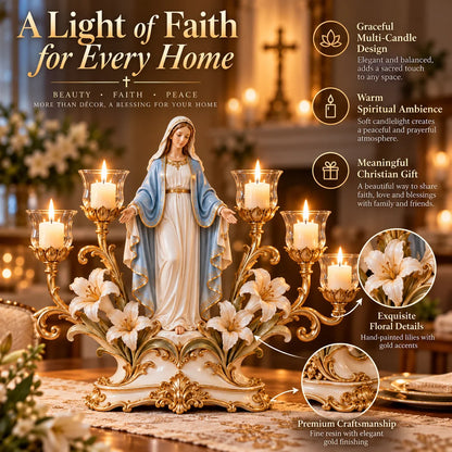 ⭐⭐🕯️ Light Of His Presence — Sacred Christian Candleholder ✝️🤍