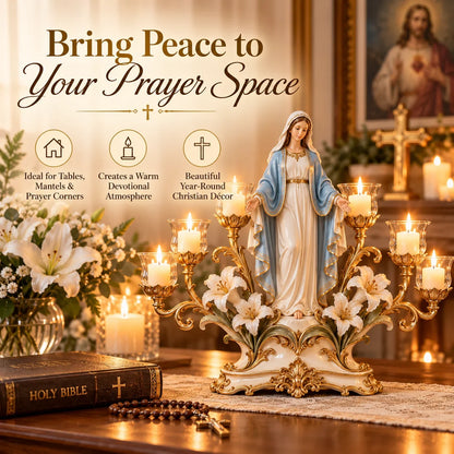 ⭐⭐🕯️ Light Of His Presence — Sacred Christian Candleholder ✝️🤍