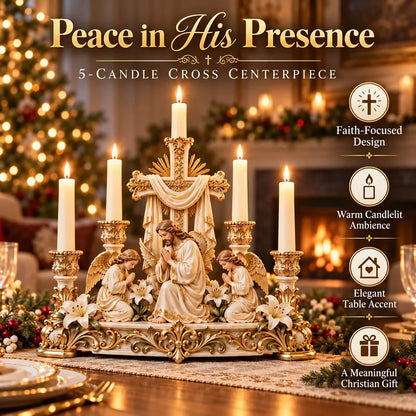 ⭐⭐🕯️ Light Of His Presence — Sacred Christian Candleholder ✝️🤍