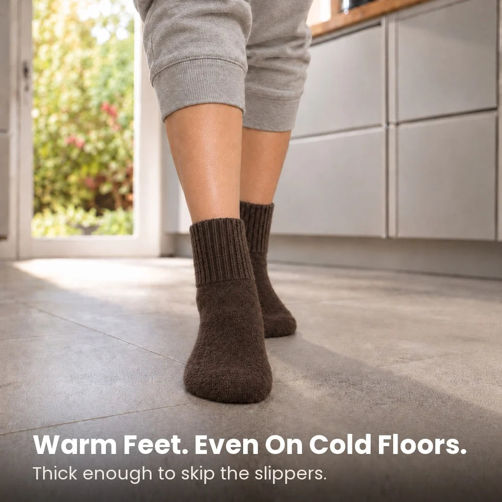 🎁Last Week Buy 2 Set Save ￡5.99 🧦✨Sweater Socks - The Coziest Slouchy Boot Socks (5 Pairs)