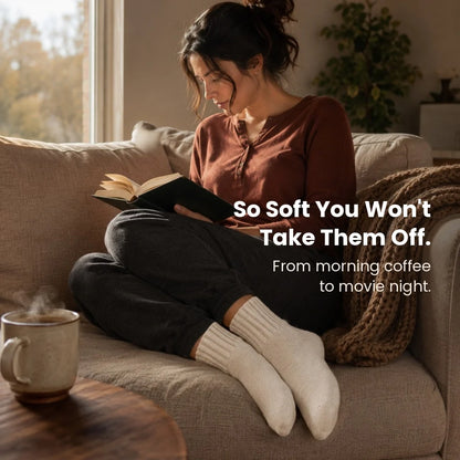 🎁Last Week Buy 2 Set Save ￡5.99 🧦✨Sweater Socks - The Coziest Slouchy Boot Socks (5 Pairs)
