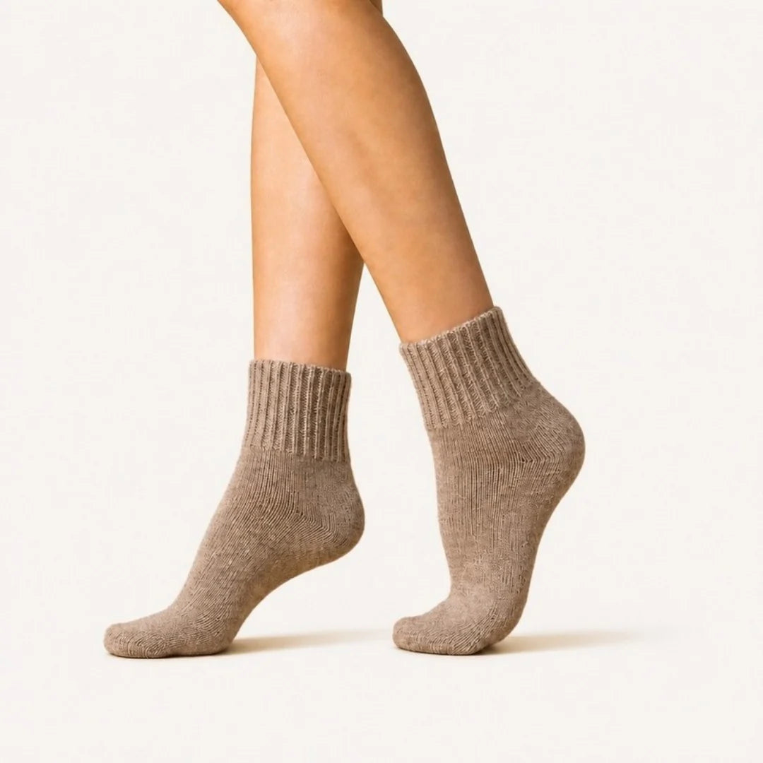 🎁Last Week Buy 2 Set Save ￡5.99 🧦✨Sweater Socks - The Coziest Slouchy Boot Socks (5 Pairs)