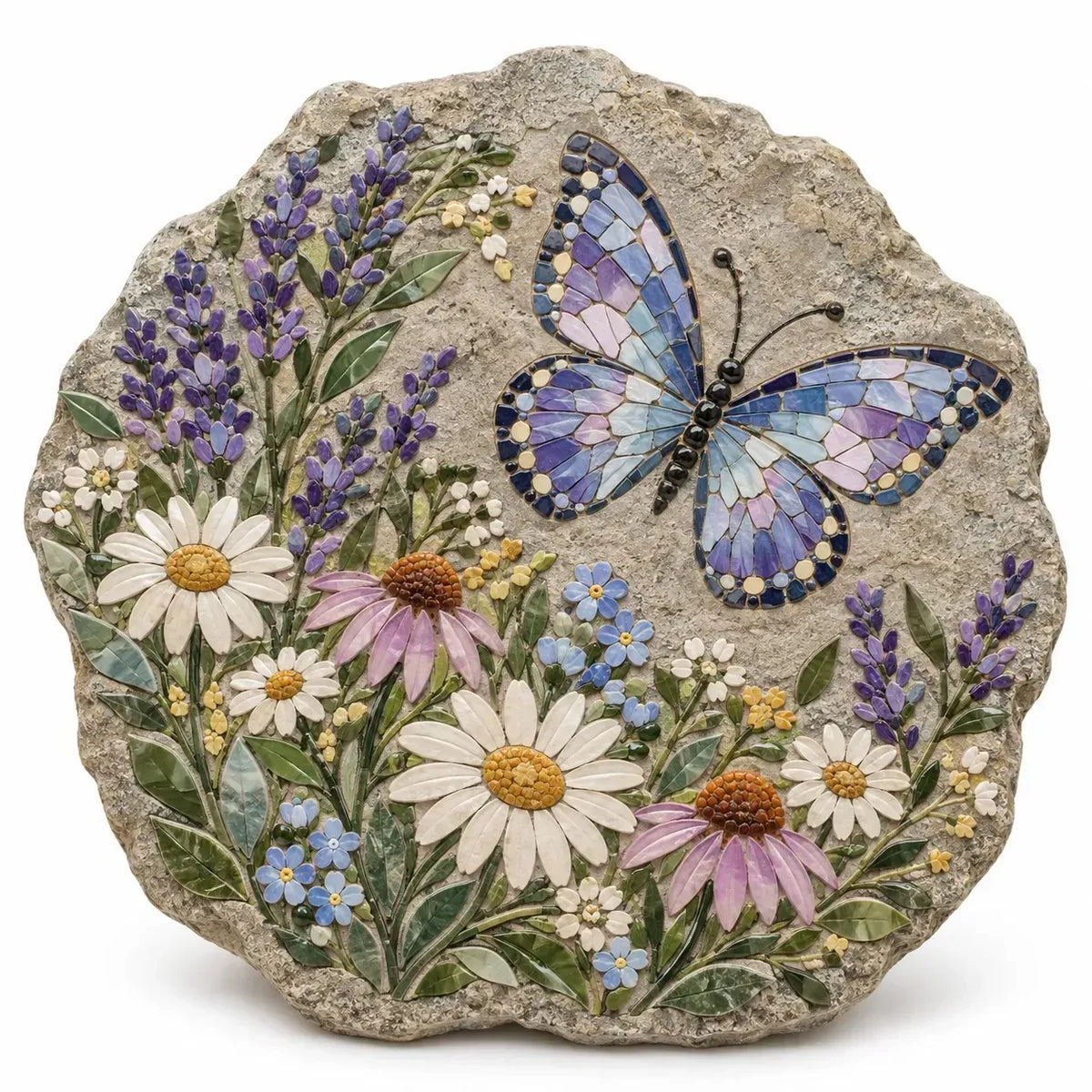 ⏳ Last Day 49% Off – 🦋 Beginner-friendly Butterfly Wildflower Mosaic Diy Kit | Complete Kit With Pre-cut Tiles, Adhesive, Grout, Tools & Guide 🌼