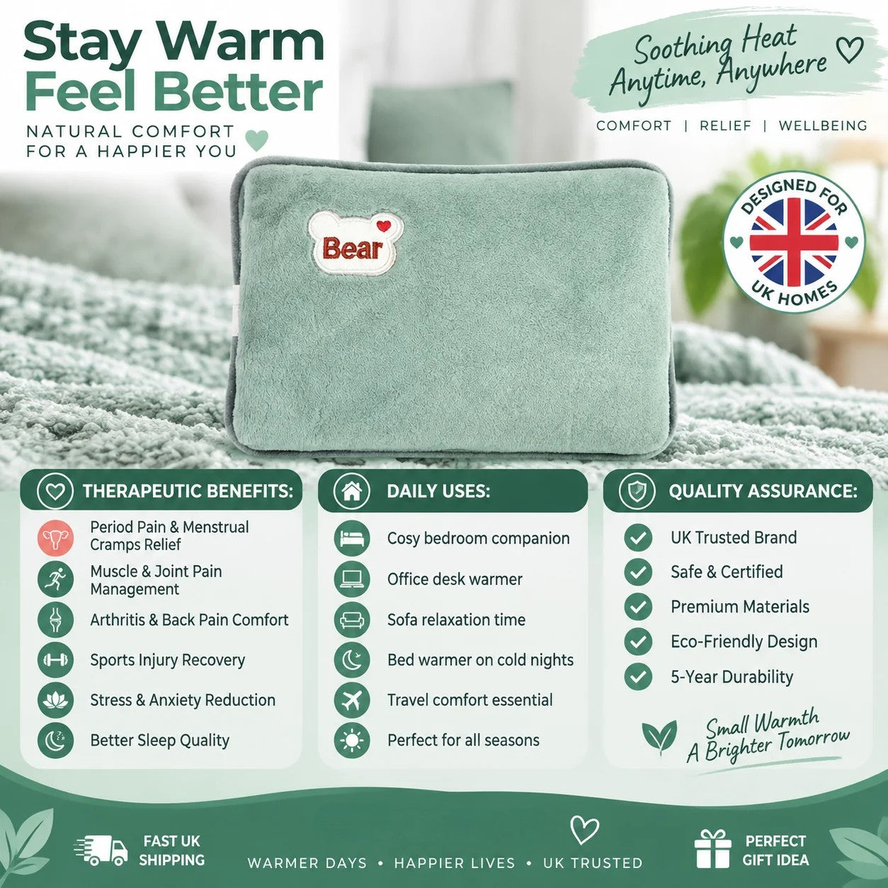 Rechargeable Warm Compress Heat Pack