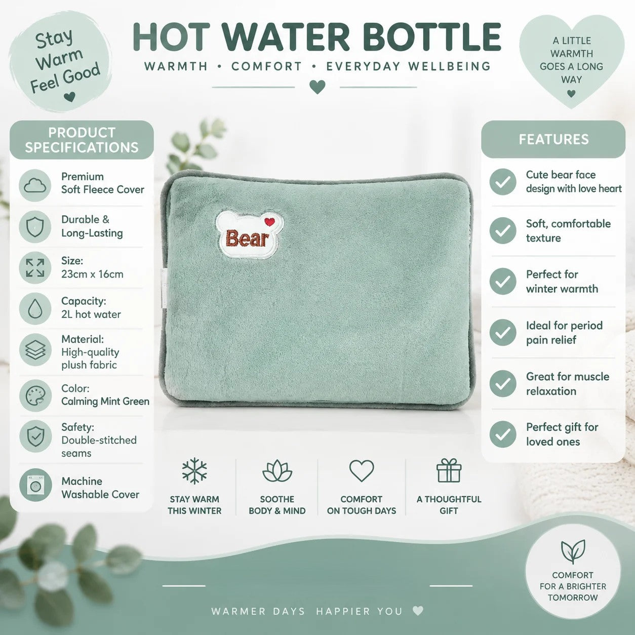 Rechargeable Warm Compress Heat Pack
