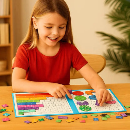 🧠Magnet Montessori Fraction Puzzle✨