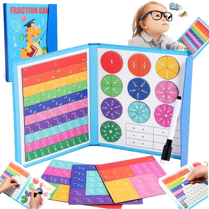 🧠Magnet Montessori Fraction Puzzle✨