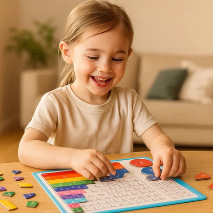 🧠Magnet Montessori Fraction Puzzle✨