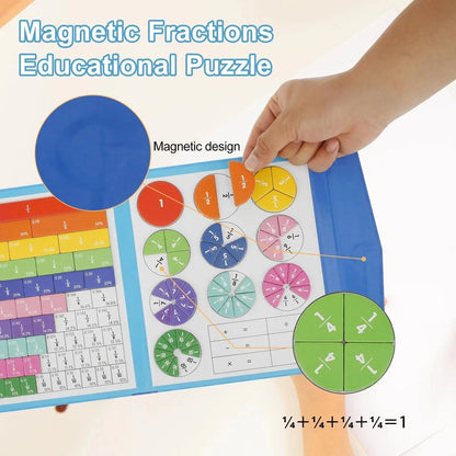 🧠Magnet Montessori Fraction Puzzle✨