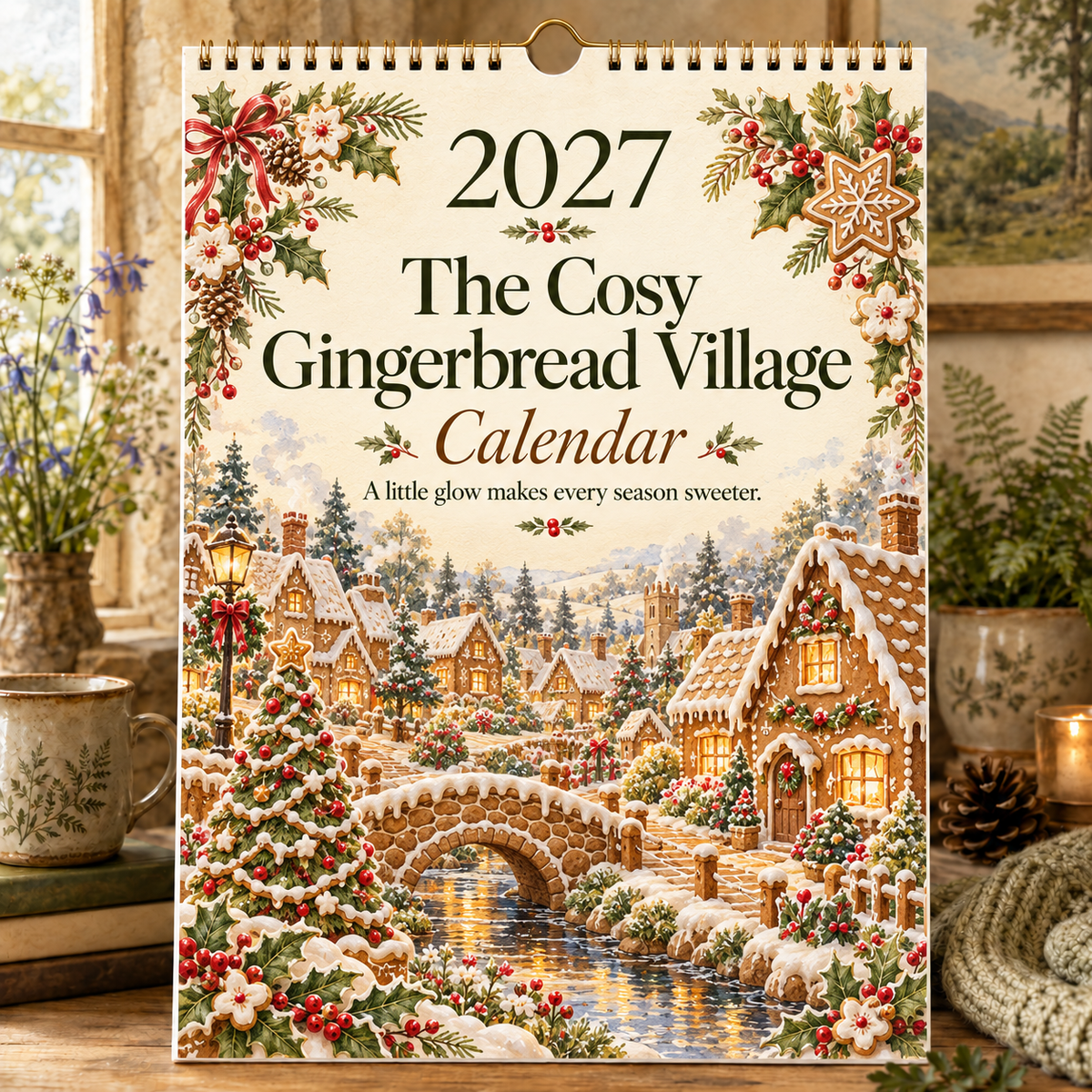 Landing Page Copy｜The Cosy Gingerbread Village 2027 Calendar