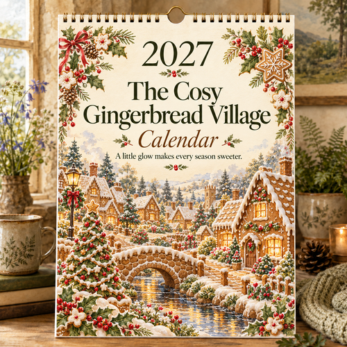 Landing Page Copy｜The Cosy Gingerbread Village 2027 Calendar