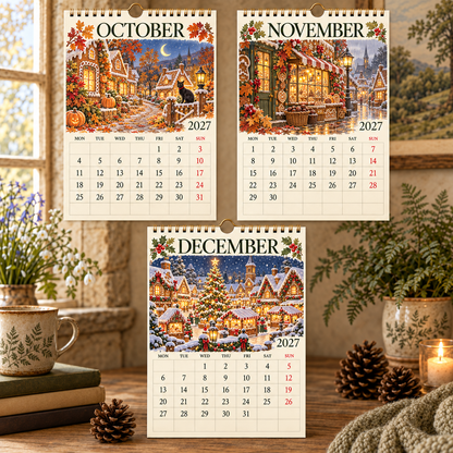 Landing Page Copy｜The Cosy Gingerbread Village 2027 Calendar