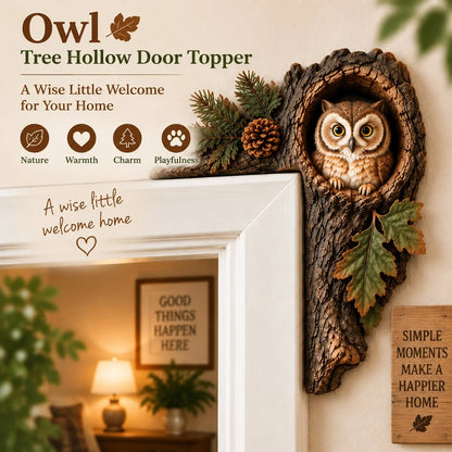 🎅 2026 Christmas Gift 48% Off--🐿️Chipmunk Tree Hollow Door Topper | Woodland Animal Doorway Decor For Cozy Nature Homes