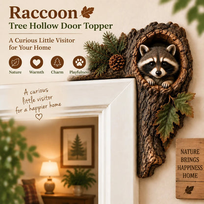 🎅 2026 Christmas Gift 48% Off--🐿️Chipmunk Tree Hollow Door Topper | Woodland Animal Doorway Decor For Cozy Nature Homes
