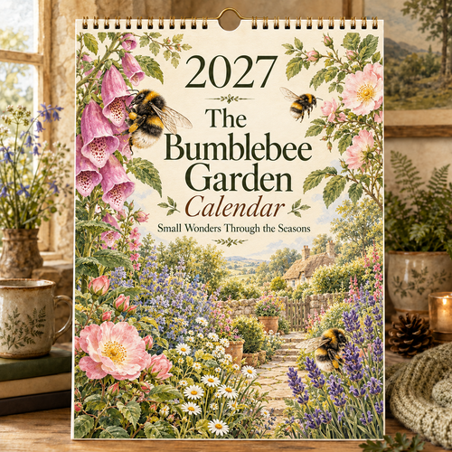 🐝 2027 Bumblebee Garden Desk Calendar