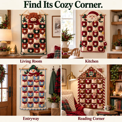 🎄 Christmas Crochet Advent Calendar DIY Kit – 24 Little Surprises, One Cozy Family Tradition