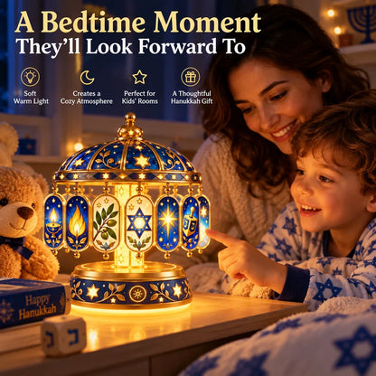 ✨ Eight Nights of Wonder™ – Color-Changing Hanukkah Night Light