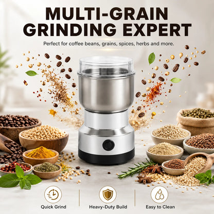 🌿high-speed Stainless Steel Grain Grinder