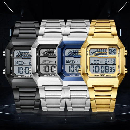 📢 49% Off Now! ⌚ Unisex Digital Watch With Square Display & Luminous Backlight – Sleek Design, Bright Backlight & Comfortable Fit – Perfect For Daily Wear, Sports & Travel 💪