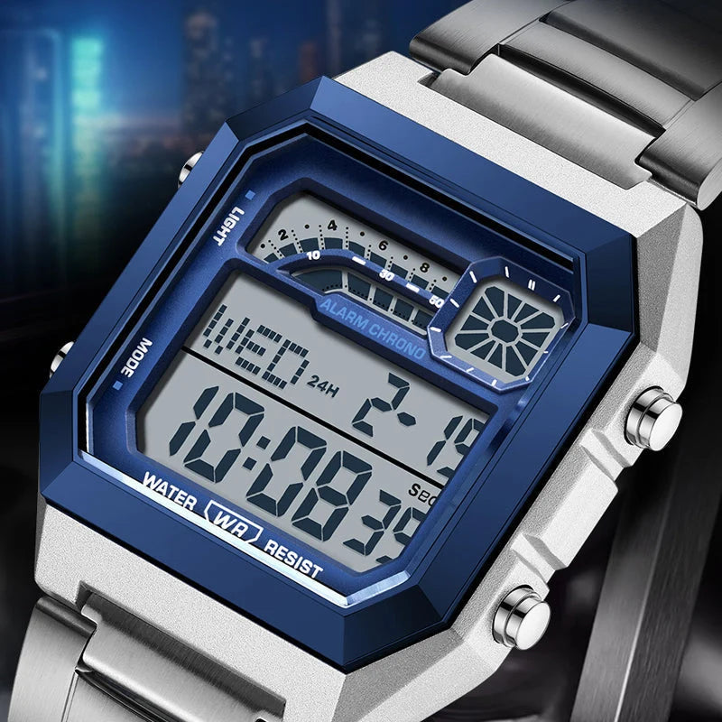 📢 49% Off Now! ⌚ Unisex Digital Watch With Square Display & Luminous Backlight – Sleek Design, Bright Backlight & Comfortable Fit – Perfect For Daily Wear, Sports & Travel 💪