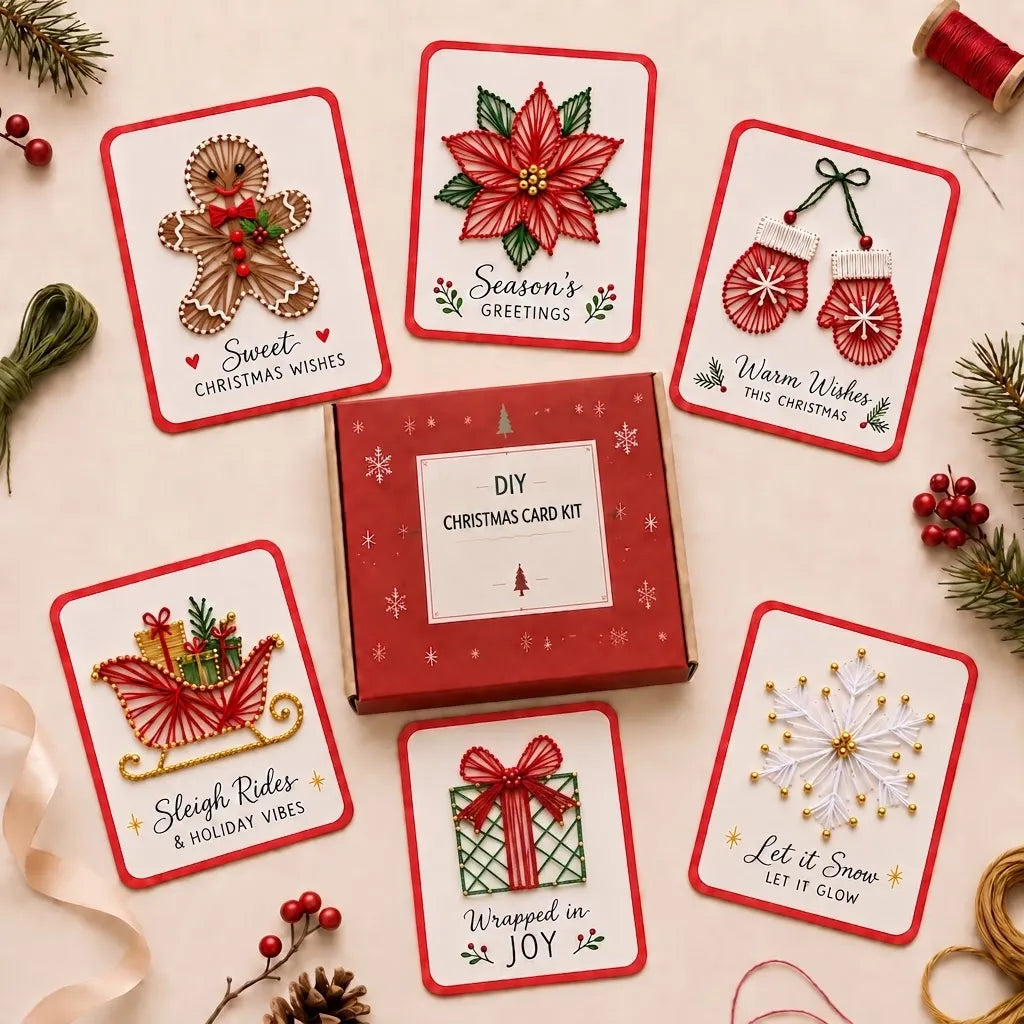 🎄 Merry & Bright Christmas DIY Kit (6 pcs)