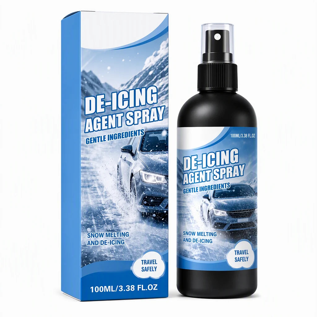 ❄️ Windshield De-Icer Spray – Fast Frost Remover for Winter Driving